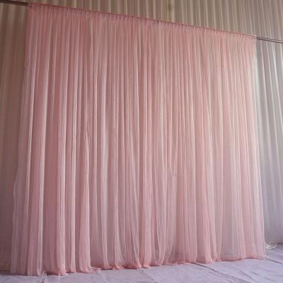 China 2021 hottest voile sequin curtain backdrop wedding decoration for sale