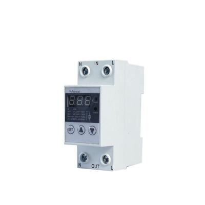 China SVC 230V 50Hz Adjustable Smart Digital Over and Under Voltage Protection Device Stabilizers for sale