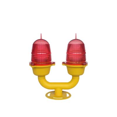 China WS-LI/D LED Dual Low Brightness Aviation Obstacle Airport Tower Communication Aluminum Warning Light for sale