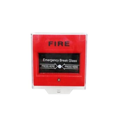 China ABS WS-501 24VDC Glass Panel Fire Reminder Alarm Siren Glass Non Repeatable Button for sale