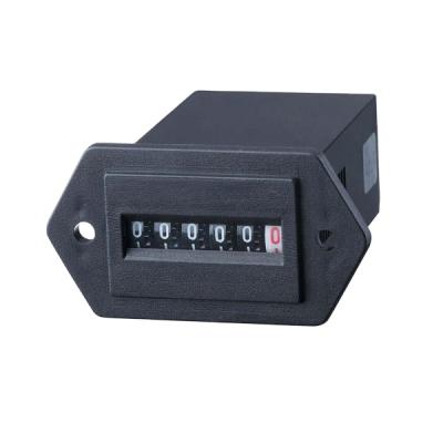 China SYS-1 Industrial Mechanical Hour Meter DC10-80V AC100-250V 220V Hour Meter SYS-1 for sale