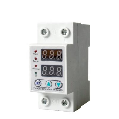 China SVC Digital Self-Tuning Under/Voltage Voltage/Current Limit Protector WD-B63 for sale