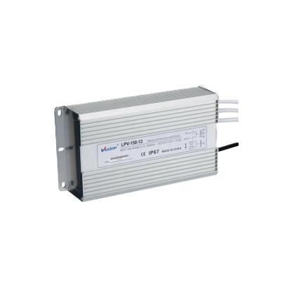 China LPV-150 IP67 Lightweight Waterproof LED Power Supply 12V 24V 150W Single Output Unit for sale