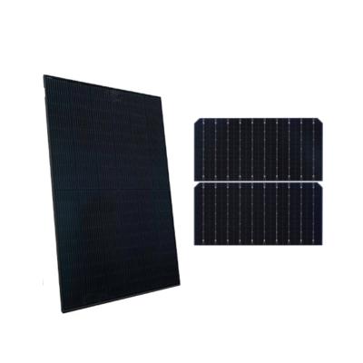 China solar power system suntech trade 400W all black half perc 182mm cells solar panel system for home for sale