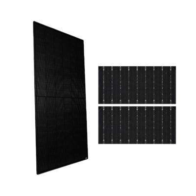 China Mono solar power system suntech all black 166mm 360w half black 120cells cut out solar panels 355 watt for sale