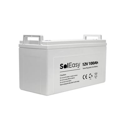 China Home Appliances Deep Cycle Lead Acid Battery Solar Gel Battery 12v 100ah for sale