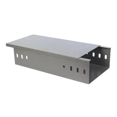 China Medium Duty Silver Wall Mounted Bridge Cable Tray for Electrical Wiring Management for sale