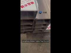 highly durable stainless steel cable tray customized length easy installation low maintenance