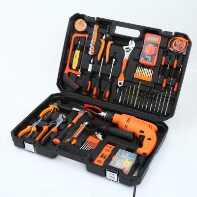 China High Quality and Performance 136 Piece Cordless Belt Drill Impact Drill Electric Tools Drilling Machine for sale