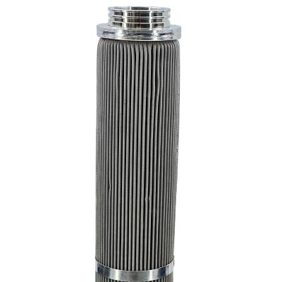 China Construction Material Shops Metal Stainless Steel Pleated Cartridge Filter Element For Hydraulic Oil Filtration Element for sale