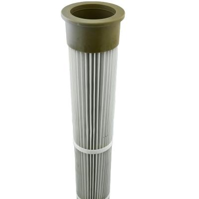 China Hot Selling Industrial Building Material Stores Gold Supplier Powder Collection Element 99% Efficiency Dust Collector Air Filter Cartridge for sale