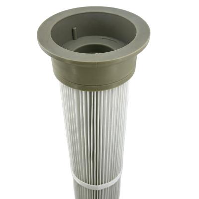 China Hot Selling Industrial Building Material Stores Gold Supplier Powder Collection Element 99% Efficiency Dust Collector Air Filter Cartridge for sale