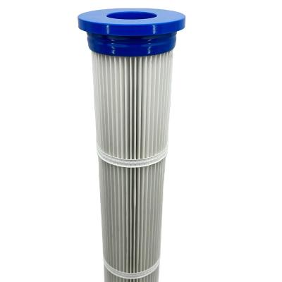 China High Quality Competitive Price Hydraulic System Cartridge Filter Folded Oil Proof And Waterproof Industrial Dust Collection Filter Cartridge for sale