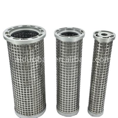 China Hydraulic System Stainless Steel Wire Mesh Folding Filter For Continuous Triple Pleated Frame Machine Filter Element LY15-25 SLQ05*25 SLQ04*25 for sale