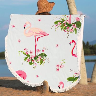 China Wholesale Pareo Beach Towel Microfiber Beach Towel Dress Summer Circle QUICK DRY Beach Towel for sale