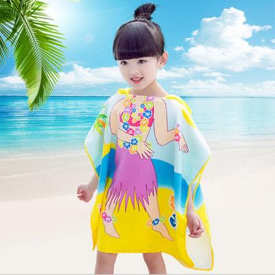 China New Kids Eco-Friendly Kids Hooded Beach Bath Towel Extra Large Hooded Beach Towels for sale