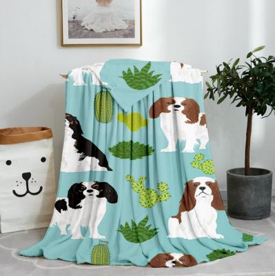 China 2021 Winter Anti-pilling 3D Digital Hot Selling High Quality Print Customized Cartoon Flannel Fleece Blanket For Kid for sale