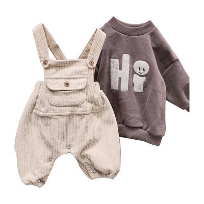 China Good Quality Regular Wholesale Babies Clothing Tops Various Bottom 2 Pieces Baby Clothing for sale