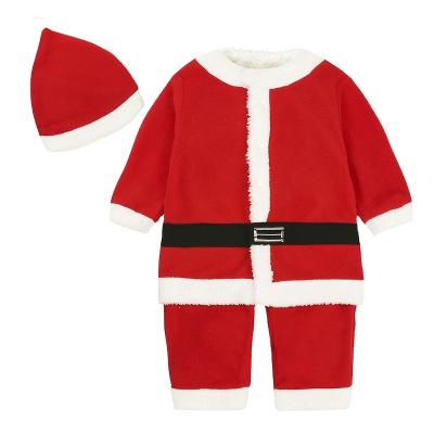 China 2020 casual new Santa Claus Clothes for kids baby boy girls Christmas dress set party clothes for sale