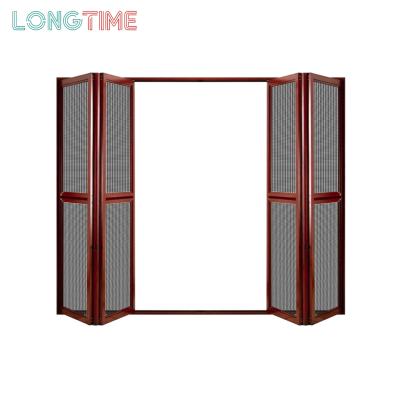 China Modern Interior Bi-Fold Glass Doors Folding Glass Partition for Office, Shopping Mall, Meeting Room for sale