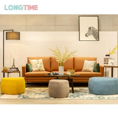 China Customized living room furniture, fashionable leisure home sofa, wooden living room sofa for sale