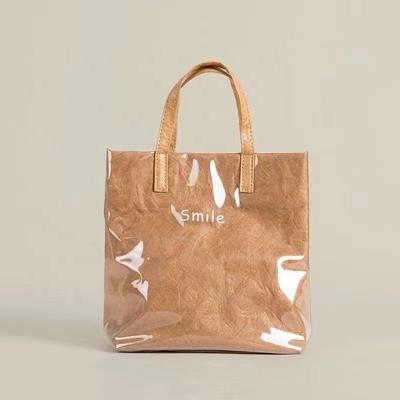 China OEM Washable Kraft Bag Waterproof Kraft Paper Storage Bag for sale