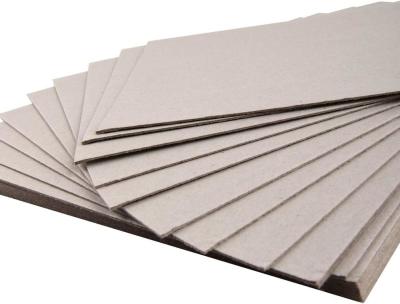 China Grey Cardboard Paper Sheets / Rolls For Gift Wrapping Paper for sale