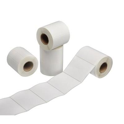 China Factory 75mic Vinyl Film PP Synthetic Paper Roll For Frozen Food Label for sale