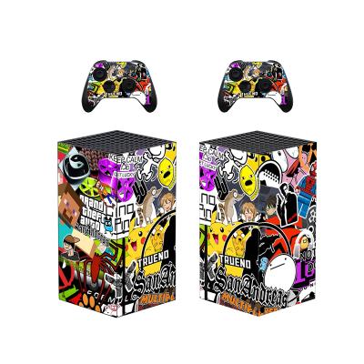 China Sticker for xbox series x console game accessories waterproof anti dust for microsoft xbox one sereis x console vinyl pvc skin sticker for sale