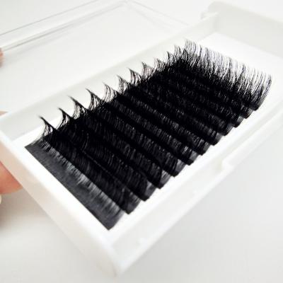 China Soft full volume and very light synthetic silk strands black 0.03 0.05 0.07mm volume cashmere eyelash extensions for sale