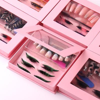 China Long/Fluffy/Multi-Layer/Comfortable Christmas False Eyelash Thick Nail/Set False Eyelashes Fluffy Mink Lashes 3D Lashes Long Dramatic Thick Volume Eyelashes for sale