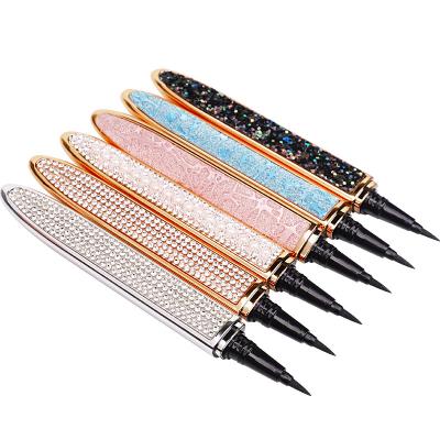 China Latex Free Glue Waterproof Long Lasting and False Eyelash Pen Waterproof Eyelashes2 in 1 Self Adhesive Magic Diamond Eyeliner Pen for sale