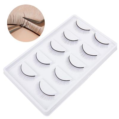 China Thick False Eyelashes Hot PC 10/20/Set Soft Natural Training False Eyelashes For Beginners Teaching Lashes Extension Makeup Practice for sale