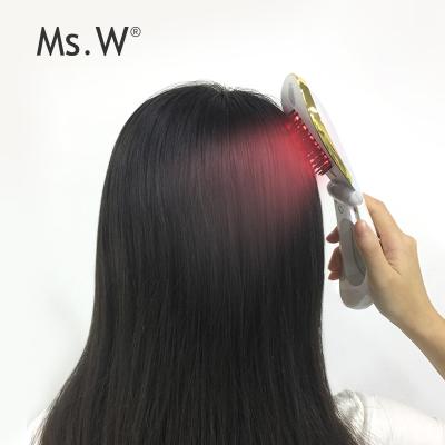 China 3 Styles Portable Massage Device Water Mist Sprayer Head Massager Vibrating Infrared Hair Loss Comb Massager for sale