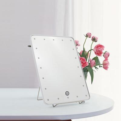 China Gold Light Mirror Tray Hand Mirrors Smart Led Mirror for sale