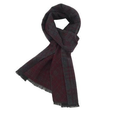 China Soft Touch Feeling Classic Wholese Fashion Winter Plaid Woolen Scarf for sale