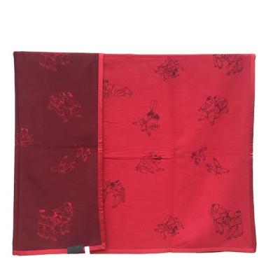 China Anti Dust Mite Jacquard Skin Friendly Silk Flannel Blanket for sale