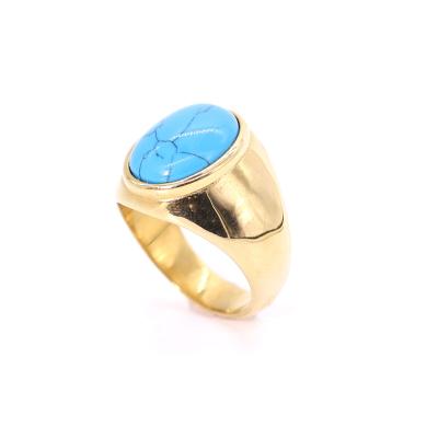 China Fashion Design Sapphire Stainless Steel Ring Men's Punk Party Rings for sale