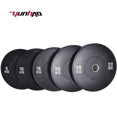 China YC Universal Wholesale High Quality Custom Gym 5KG 10KG 15KG 20KG 25KG Logo Weightlifting Bumper Plates For for sale