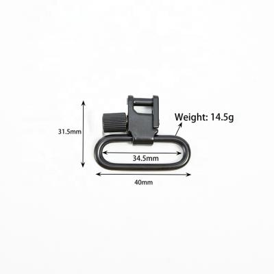 China Factory Sale Various Zinc Alloy Electrophoresis Black Zinc Alloy Metal Straps Buckle Pattern Gun Buckle for sale