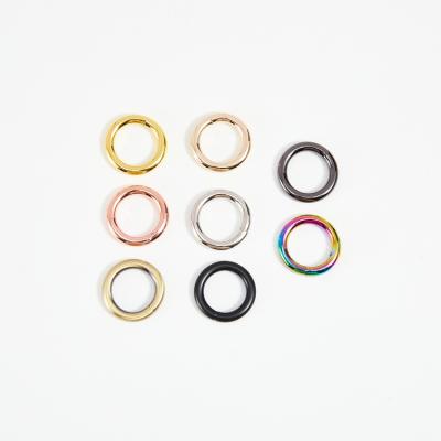 China Good Quality Various 25*4mm Round O Ring Metal Circle 15*3.5mm 19*4mm Metal Circle Ring Buckle Ring for sale