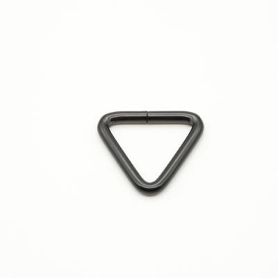 China Good Quality Iron Material Accessories Promotional Black Triangle Button Miscellaneous for sale