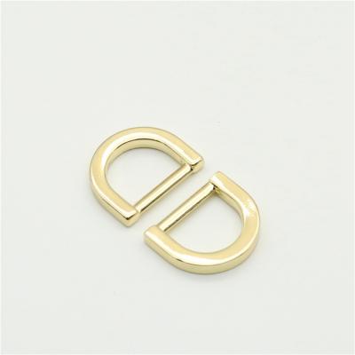 China Good Quality Various Accessories Popular Clothes Ornaments Zinc Alloy Small D-Ring 122 for sale