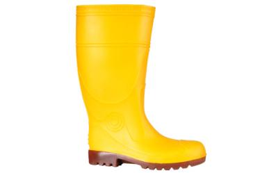 China Industrial Mining Work Boots Yellow Color Superior Safety Protection for sale