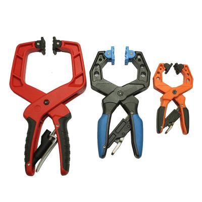 China Factory direct supply durable plastic injection molding double shot hand clamps for carpentry for sale