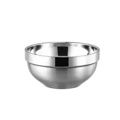 China Kindergarten Disposable Home Children's 304 Stainless Steel Insulation Rice Soup Double Wall Bowl for sale