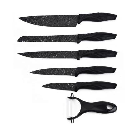 China Sustainable Ultra Sharp Professional 6 Piece Kitchen Knife Set for sale