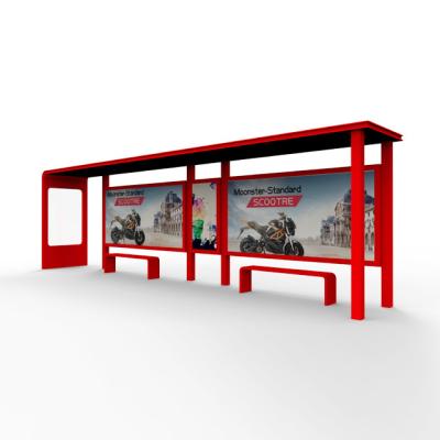 China Galvanized Sheet Guaranteed Quality Unique Hot Portable Bus Stop Shelters for sale