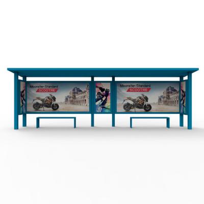 China Newly Design Premium Galvanized Steel Sheet Bus Stop Shelter for sale