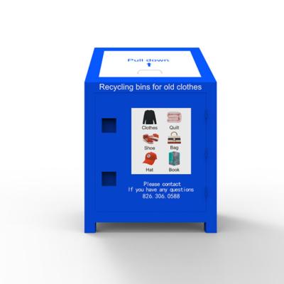 China Viable Iron Clothes Recycling Bins for sale